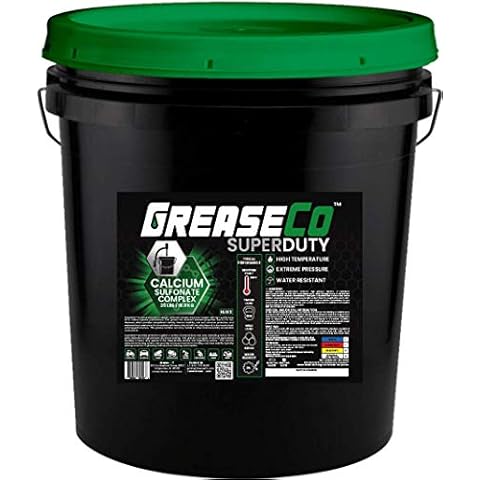 High Temp Wheel Bearing Grease | Calcium Sulfonate Grease | Marine | Outboard Lower | Stern Drive | Wire Rope | Steering Cable Lube | Automotive | 35 LB Bucket | NLGI 2 | SuperDuty Cover