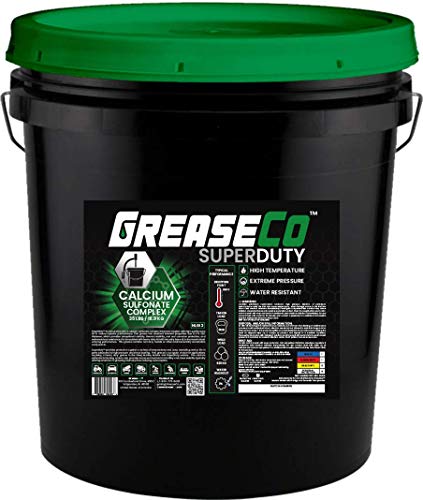 High Temp Wheel Bearing Grease | Calcium Sulfonate Grease | Marine | Outboard Lower | Stern Drive | Wire Rope | Steering Cable Lube | Automotive | 35 LB Bucket | NLGI 2 | SuperDuty