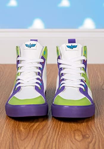 Disney Buzz Lightyear Men's High Top Shoes - 10 Multicolor | Image 2