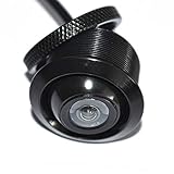 Kameralinse drehbar YMPA Rückfahrkamera Farbe Kugelkopf drehbar schwenkbar Kugelkopf Spiegelung vorne hinten Seite distanzlinen Hilfslinien für Auto PKW KFZ Monitor für Rückfahrsystem RFK-KK