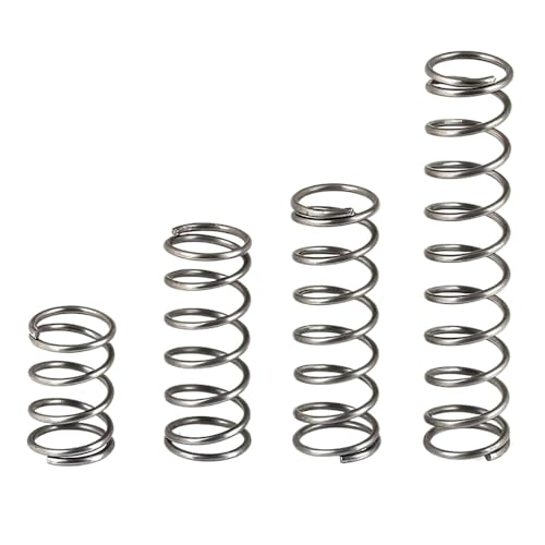 10Pcs Spring Steel Compression Springs 1.8mm Wire Dia Various Diameters and Lengths (10,1.8 mm-17 mm-25 mm)