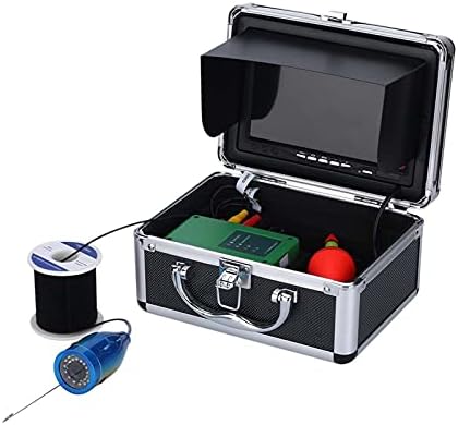 Fish Finders Depth Finders 7inch Monitor 1000TVL Fish Finder Underwater Fishing Video Camera 15 Infrared LED 15 White LED Waterproof Fish Finder for Boat Kayak Sea Fishing