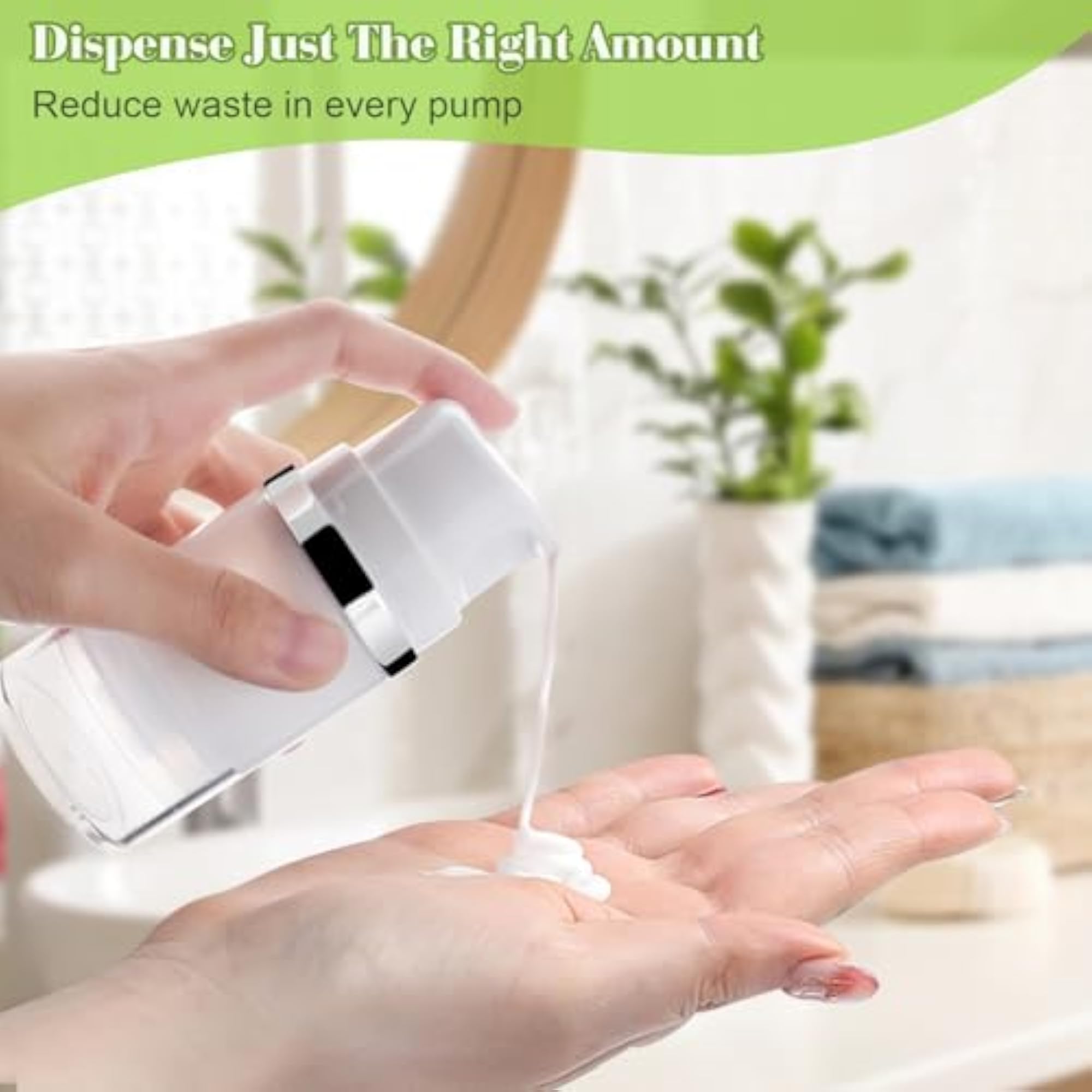 4 Pcs 50ml Airless Pump Jar Refillable Cosmetic Containers