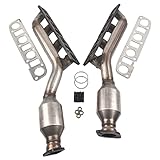 NEWZQ Front Left and Right Manifold Catalytic Converters Replacement for Infiniti QX56 Nissan NV2500 NV3500 Armada Pathfinder Titan 5.6L