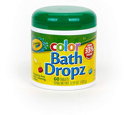 Crayola Bath Dropz 3.59 oz 60 Tablets (Pack of 2)