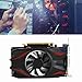 Goshyda GTX1050 Gaming-Grafikkarte, 2 GB DDR5 128 Bit 2560 X 1600, Diskrete Grafikkarte, 5000 MHz, PCI Express 2.0 16X, mit Integriertem Kühlmodul für Schnelle Kühlung