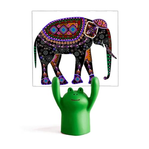 Porte-mémo éléphant en porcelaine idée cadeau originale déco