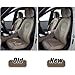 ATUOTPO Driver Side Bottom Leather Perforated Seat Cover Tan Compatible with Mercedes Benz C Class W205 C250 C300 C350 C400 GLC300 GLC300e 2015 2016 2017 2018 2019 2020 2021