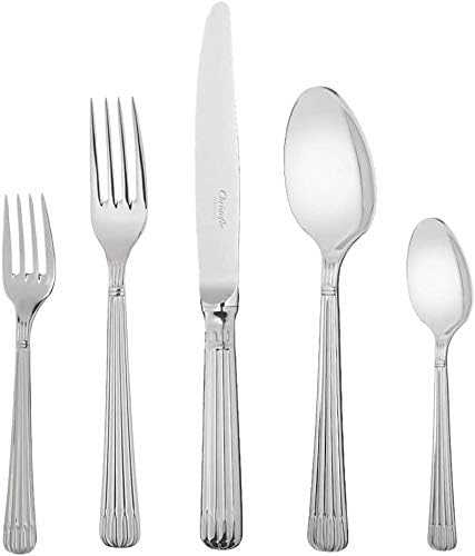 Christofle Osiris Stainless Steel 20-Piece Service for 4 Flatware Set #2416185