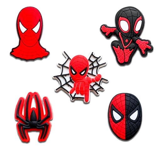 5 8 20Pcs Cartoon Croc Charms for Shoe Cartoon Shoe Charms for Clogs Sandals Decoration (5pcs)