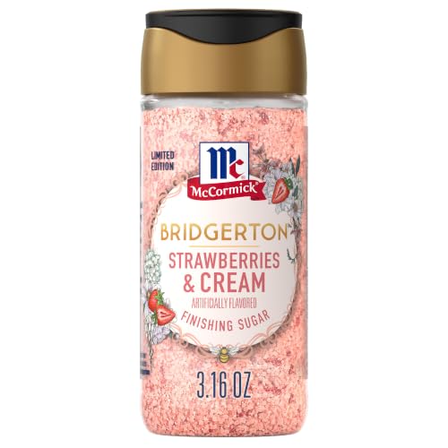 McCormick Bridgerton Finishing Sugar, Strawberries & Cream, Limited Edition, Sweet