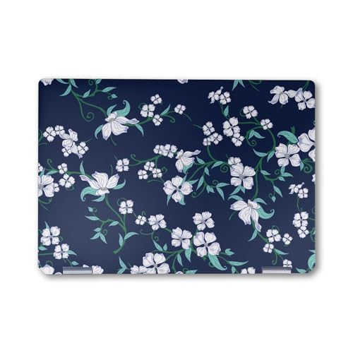 Laptop Skin Compatible with HP Spectre x360 14" (2024) - White Freesia - Premium 3M Vinyl Protective Wrap Decal Cover - Easy to Apply | Crafted in The USA by MightySkins