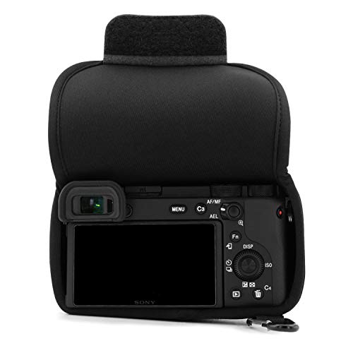 Funda para cámara MegaGear neopreno compatible Sony Alpha A6600 miniatura 6