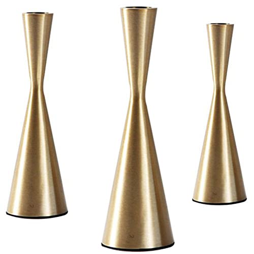 Lot de 3 bougeoirs décoratifs pour mariage, dîner, fête, décoration d'intérieur Cover