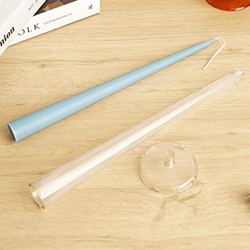 JIUYECAO Großer und kleiner Kopf, lange Stange, Kerzenform, Kunststoff, lange Stange, einfache Form für Kerzen… – Bild 3