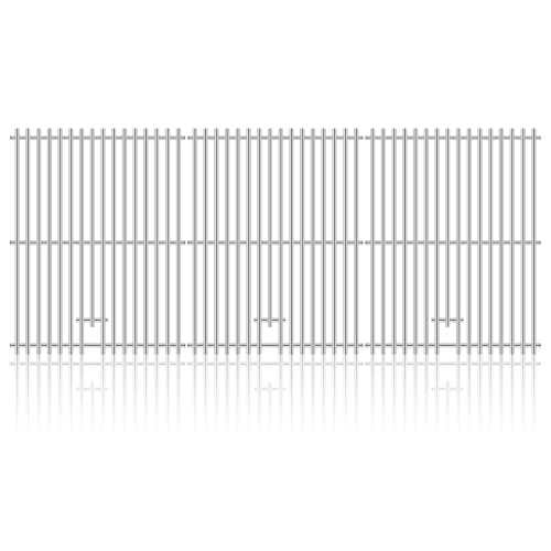 Adviace Grill Parts for Members Mark GR2039201-MM-00 & Bakers Chefs ST1017-012939 GR2039201-BC-00 Grill Grates Replacement for Members Mark Grill GR2039201-MM-00
