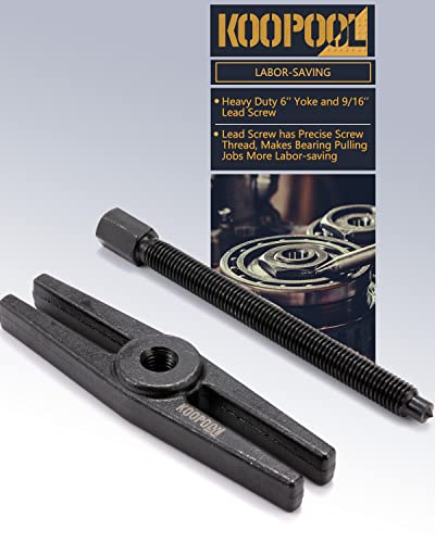 Koopool Bearing Puller 12-Piece, Gear Puller Set, Wheel Bearing Removal Tool, Wheel Hub Axle Puller Set, Bearing Separator With 2’’ And 3’’ Bearing Separator Jaws #TOP5