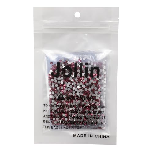 Image of Jollin Crystal Flatback Rhinestones Gems for Crafts 2.8mm SS10, Rose | Glue Fix, 2880pcs Glass Rhinestones for Bedazzling, Clothes, Tumblers, Nail Art, Shoes, Bags, Caps & Accessories Decoration