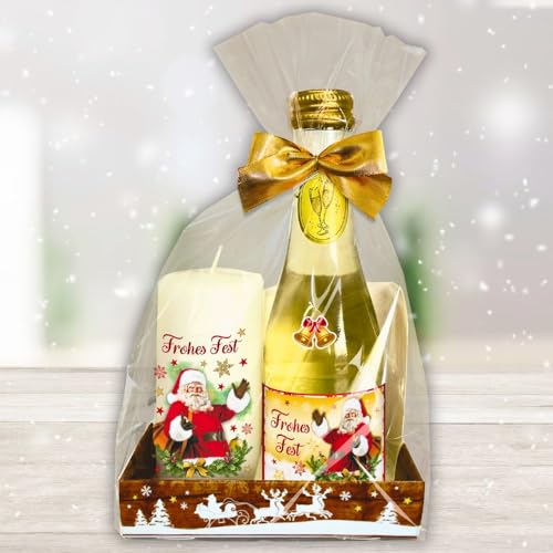 Hochwertiges Geschenkset zu Weihnachten Piccolo Beerenperlwein -...