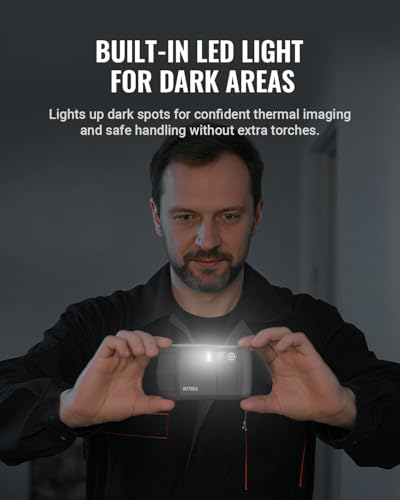 Image of HP96 Thermal Imaging Camera,3.5 inch Touch Screen Thermal Camera with Visual Camera, Intelligent Scene Detection, 240 x 240 Super Resolution, 96 x 96 IR Resolution, 25 Hz Video Recording, -4F to 662F