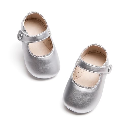Image of PHIRAMIN Toddler Girl Mary Jane Dress Shoes-Little Girl School Uniform Shoes for Wedding Party