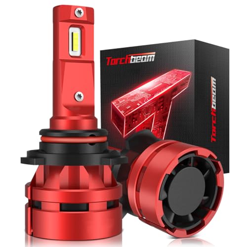 Image of Torchbeam T2 9006 /HB4 Off Road Bulbs, 45,000 Lumens 900% Brighter, 9006 Bulbs 6500K Cool White Light with Fan, Plug and Play, Perfect for ATV, Pack of 2