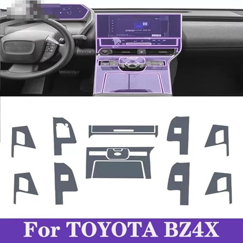 Protection PPF premium pour console centrale de Toyota BZ4X