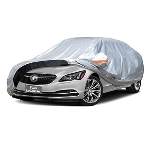 Car Cover Custom Fit Buick Lacrosse (2004-2025) Waterproof for Automobiles, Oxford Sun Rain Dust Snow Protection (Ships from US Warehouse, Delivery 3-