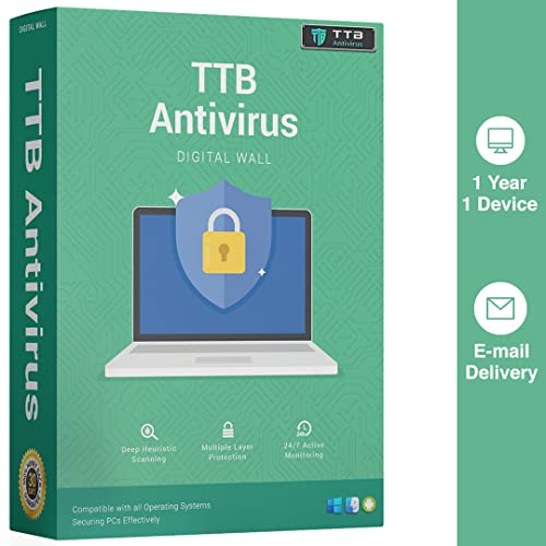 TTB AntiVirus 2024, 1 Device, Windows/macOS/Android, 1 Year