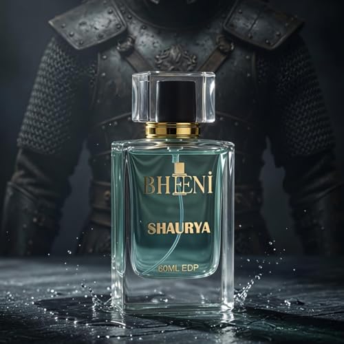 Image of Shaurya Eau De Parfum Unisex | Saffron Oud Nutmeg Musk Perfume | Long Lasting EDP 60ml | Bold Luxury Fragrance | Gift for Him