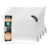 Utopia Bedding Wodoodporne Poszewki Na Poduszki 45 x 70 cm - Zestaw 4 - Ochraniacze Na Poduszki Z Zamkiem - Poszewka Na Poduszkę Przeciw Insektom i Roztoczom