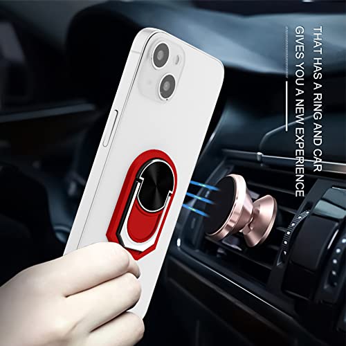 Bf2Jk 2 Pack Cell Phone Ring Holder Stand, 360 Degree Rotation Metal Phone Grip For Magnetic Car Mount Compatible With Iphone, Samsung, Smartphones (Red) #TOP5