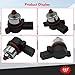 AIRSUSFAT Air Suspension Compressor Solenoid Valve for BMW 5 Series F07 Grand Tourismo F11 Touring wagon 7 Series F02 F01 F04 F07 F11 F11N F15 G32 in 2014-2017 Air Compressor Pump Kit 37206789450
