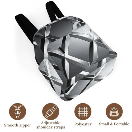 Mochila plateada de tela Oxford que soluciona el transporte de laptops 6