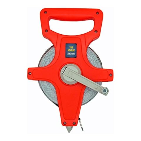 100 FT Tape Measure Tool For Landscaping Construction With Carrying Handle by EDMBG Cover