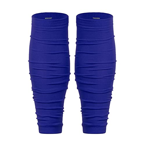 Zando Leg Compression Sleeve Football Leg Sleeves Men Football Accessories Calf Sleeves For Men Calf Compression Sleeve Soccer Shin Guard Sleeves Cut Socks Soccer Grip Socks Soccer Youth Blue One Size #TOP23