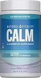 Natural Vitality Calm Specifics Calmful Gut - Probiotics and Enzymes for a Healthy Gut - Wildberry, 6 oz