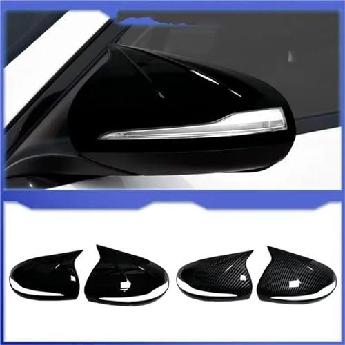 Coque rétroviseur pour Benz C E S GLC aspect carbone finition luxe
