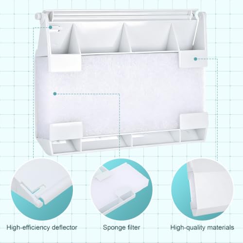 Amosfun Porte de porte de skimmer de piscine de rechange en plastique résistant Accessoire pratique à installer pour pièces de piscine – vue 7