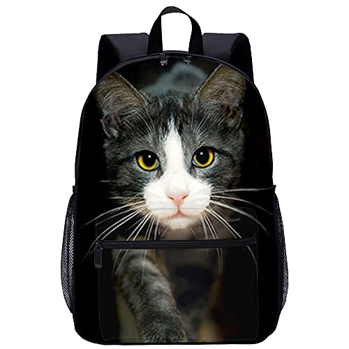 Sac à dos imprimé en 3D chat cartable de mode cadeau idéal adolescent