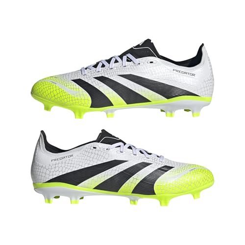 Adidas Unisex League Firm Ground/Multi Ground, White/Black/Lucid Lemon, 4.5 by adidas - Used condition - Image 7