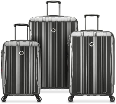 DELSEY Paris Helium Aero Hardside Expandable with Spinner Wheels Carry-On Luggage