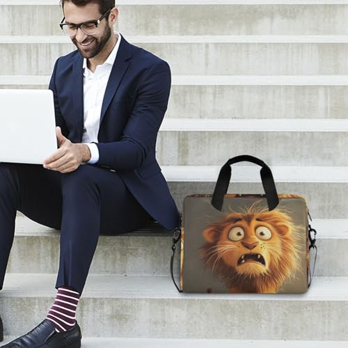 Maletín portátil tipo bandolera con cremallera para laptop 15.6" miniatura 3