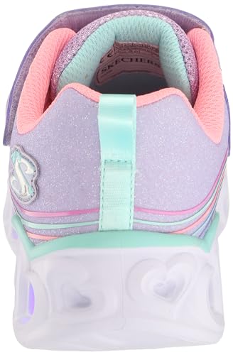 Skechers Unisex-Child Lights-Retro Hearts Sneaker3