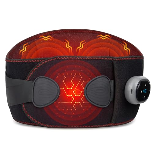 Coussin Chauffant Ceinture Lombaire Chauffante: 140CM Electrique Ceinture Chauffante Regle...