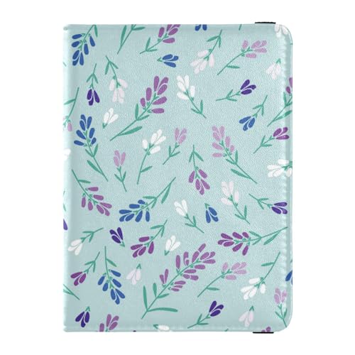 Custodia per passaporto per donne e uomini per da viaggio con blocco RFID motivo floreale rosa Piccolo Rosa Floreale Taglia unica Casual