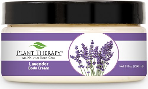 Plant Therapy Lavender Body Cream 8 oz Aromatherapy Body Cream, All Natural Base