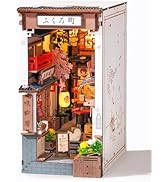 Rolife Sakura Densya Boek Nook Plank Insert Boek Nook kit DIY poppenhuis Kamer Decor voor Tiener (TGB01