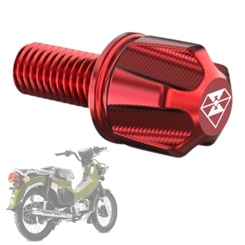 Motorcycle Seat Fastener - Aluminum Alloy M8 Universal Fit | Quick Release Saddle Bolt with Anti Theft, Easy Install, Decorative Upgrade, M8 Mount Clip | Vehicle Part Secure Kit