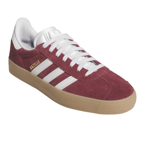 Image of adidas Mens Gazelle Adv Skate Skate Sneakers Shoes - Red